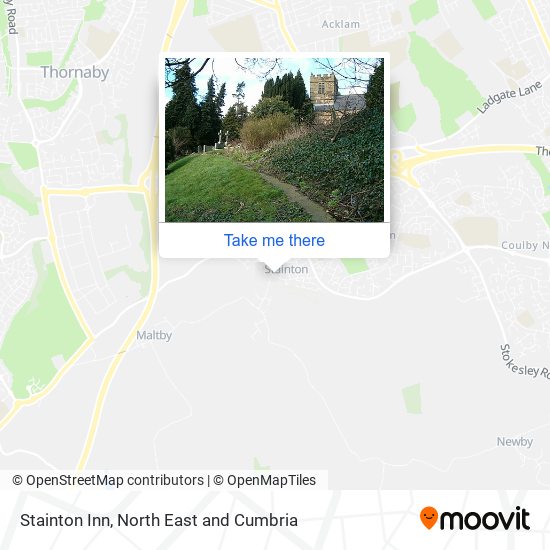 Stainton Inn map