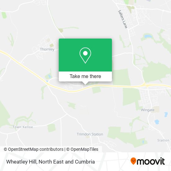 Wheatley Hill map