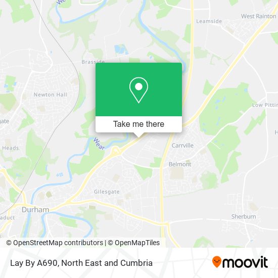 Lay By A690 map