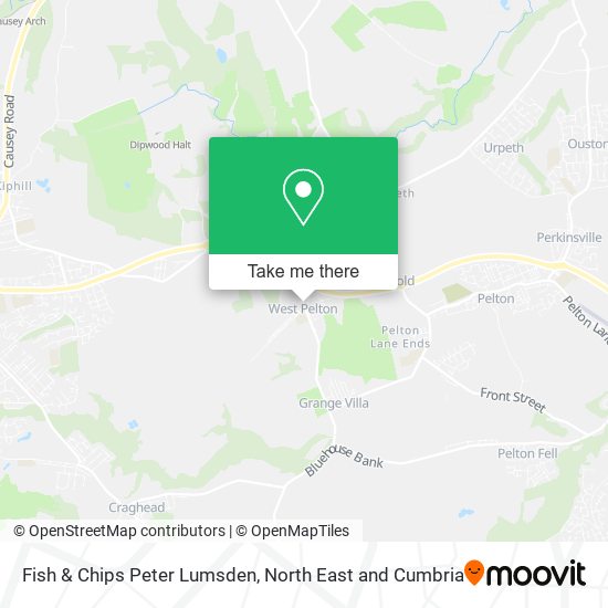 Fish & Chips Peter Lumsden map