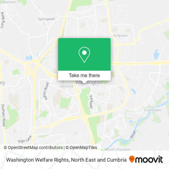 Washington Welfare Rights map