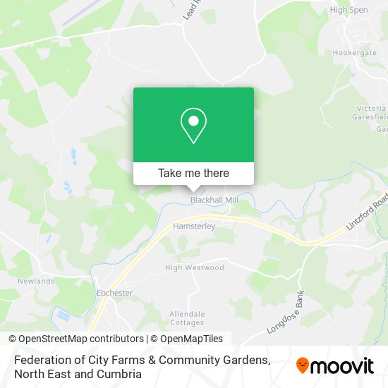 Federation of City Farms & Community Gardens map