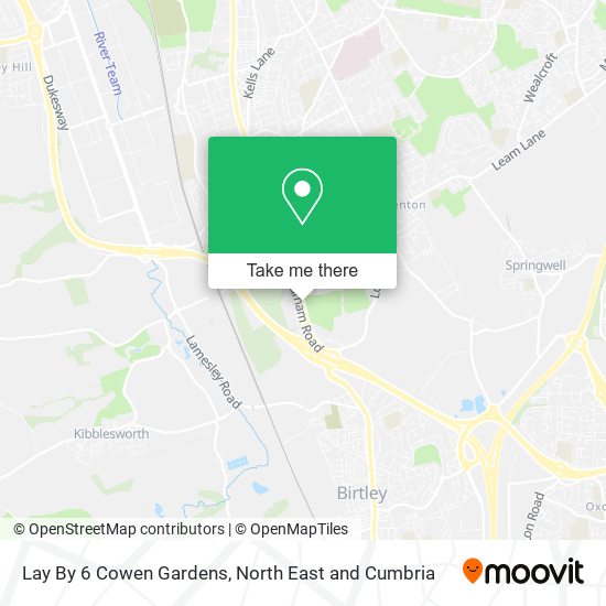 Lay By 6 Cowen Gardens map