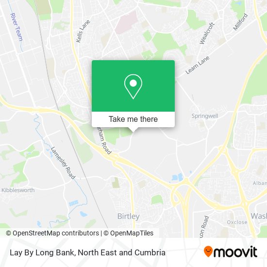 Lay By Long Bank map