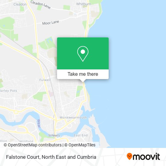 Falstone Court map
