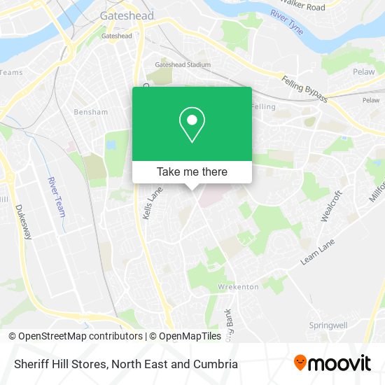 Sheriff Hill Stores map