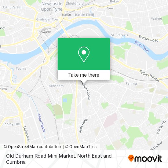 Old Durham Road Mini Market map