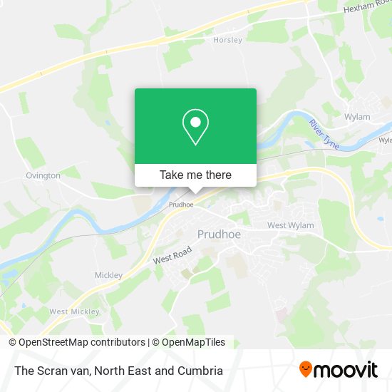 The Scran van map
