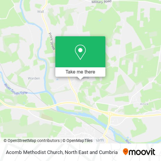 Acomb Methodist Church map