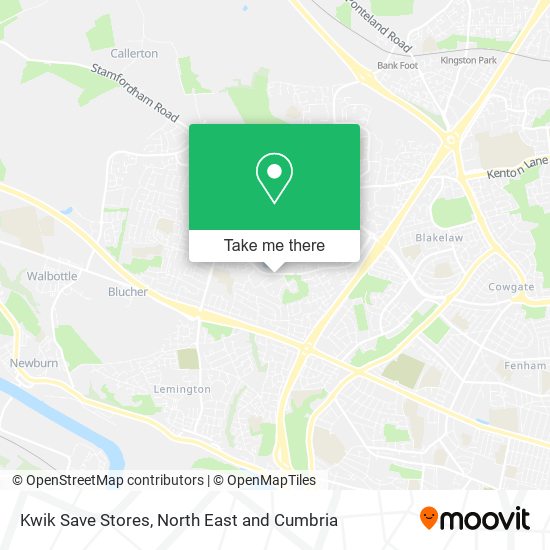 Kwik Save Stores map