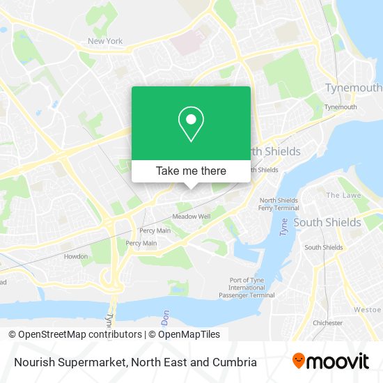 Nourish Supermarket map