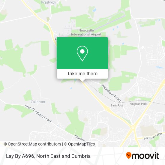 Lay By A696 map