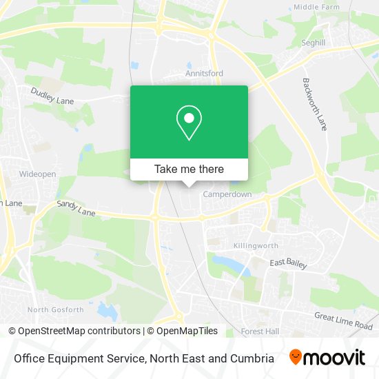 Office Equipment Service map