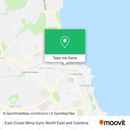 East-Coast Mma Gym map