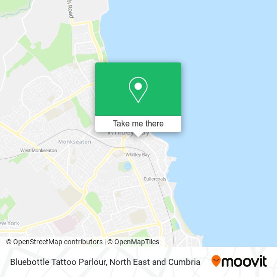 Bluebottle Tattoo Parlour map