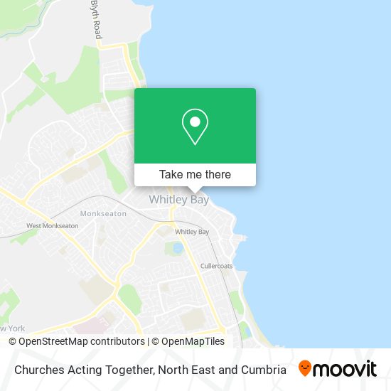 Churches Acting Together map