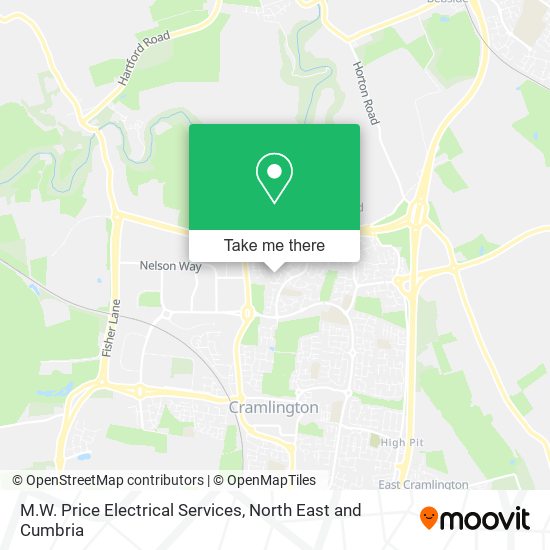 M.W. Price Electrical Services map