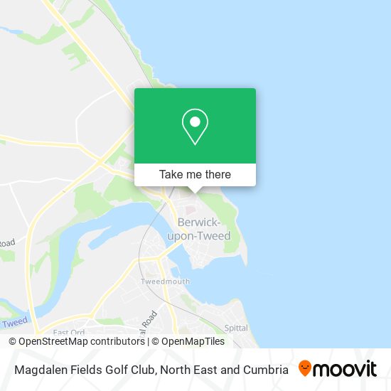 Magdalen Fields Golf Club map