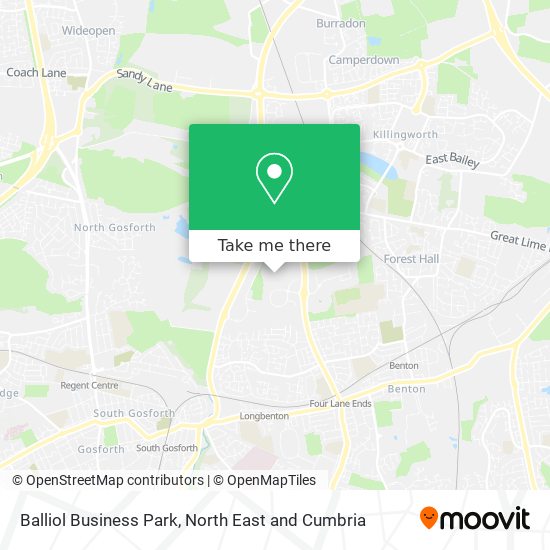 Balliol Business Park map
