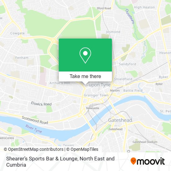 Shearer’s Sports Bar & Lounge map