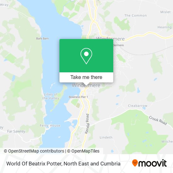World Of Beatrix Potter map