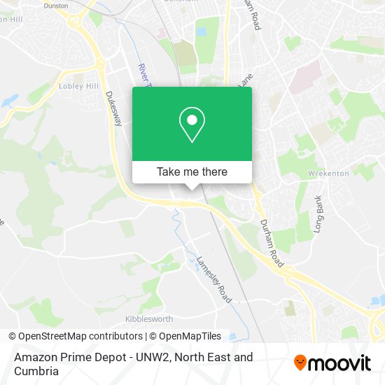 Amazon Prime Depot - UNW2 map