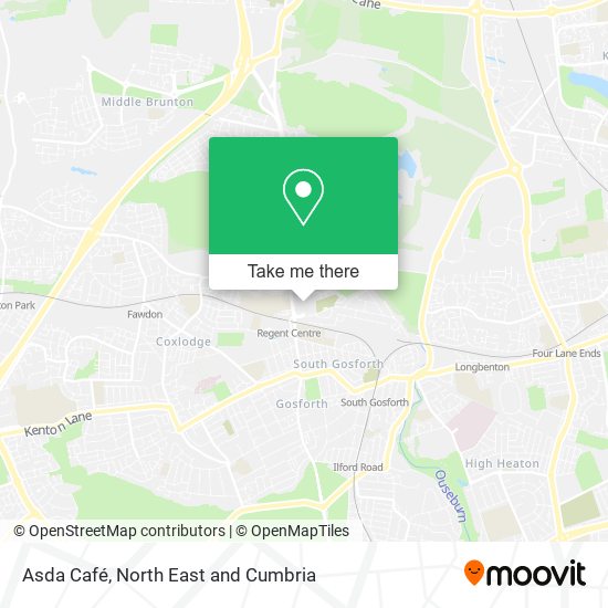 Asda Café map
