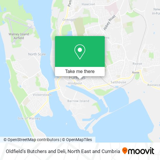 Oldfield's Butchers and Deli map