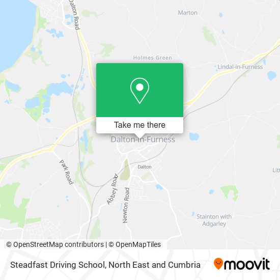Steadfast Driving School map