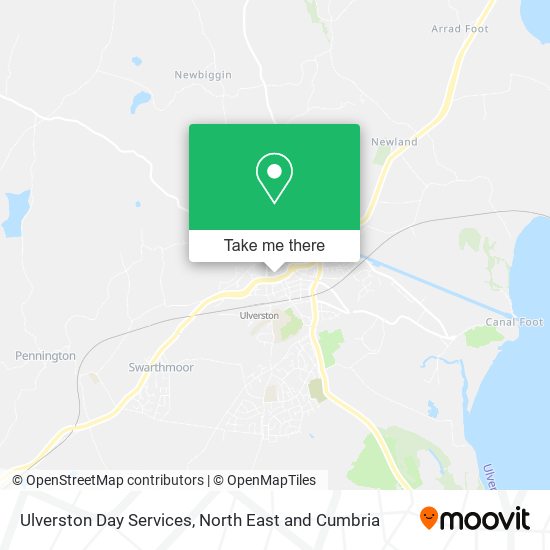 Ulverston Day Services map