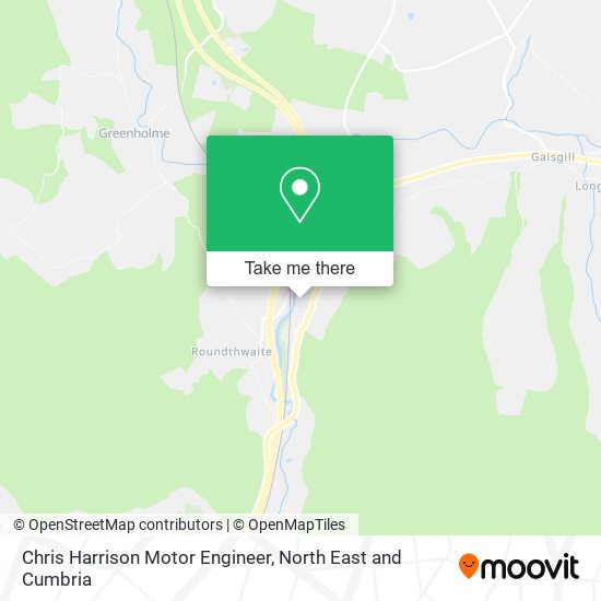 Chris Harrison Motor Engineer map