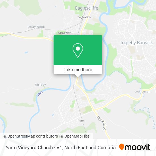 Yarm Vineyard Church - V1 map