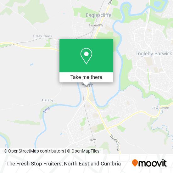 The Fresh Stop Fruiters map