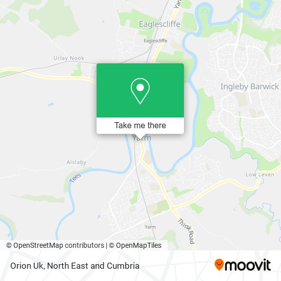 Orion Uk map