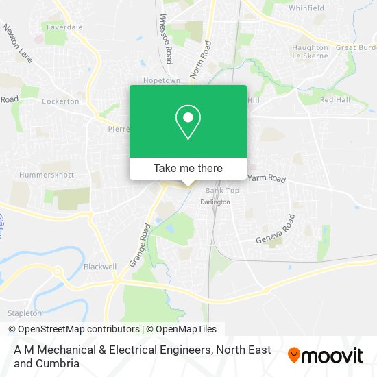 A M Mechanical & Electrical Engineers map
