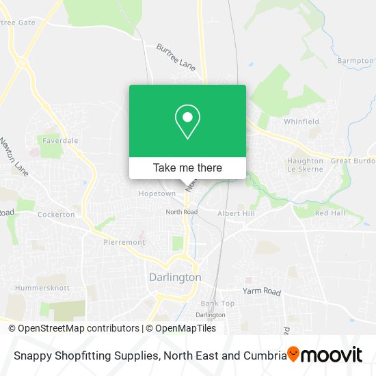 Snappy Shopfitting Supplies map