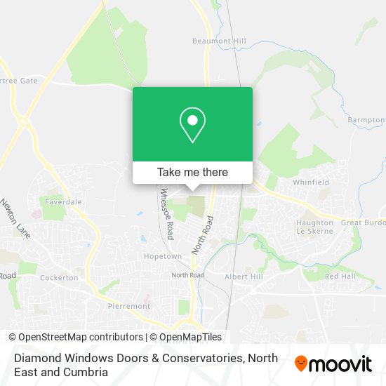 Diamond Windows Doors & Conservatories map