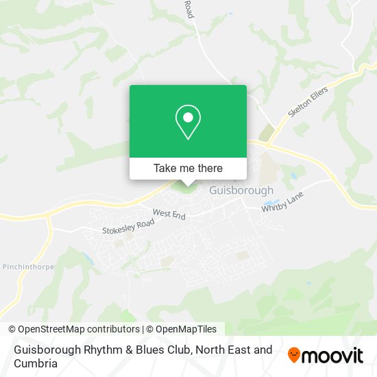 Guisborough Rhythm & Blues Club map