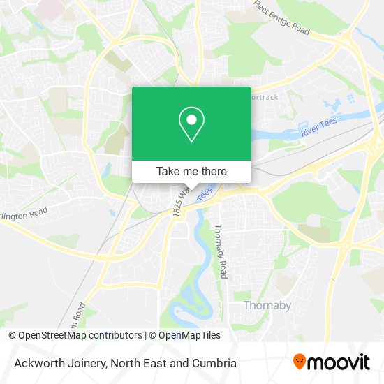 Ackworth Joinery map