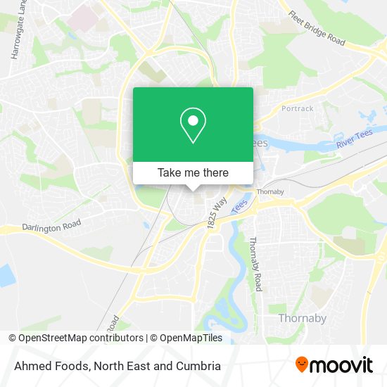 Ahmed Foods map