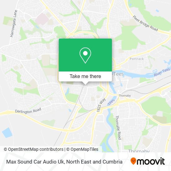 Max Sound Car Audio Uk map