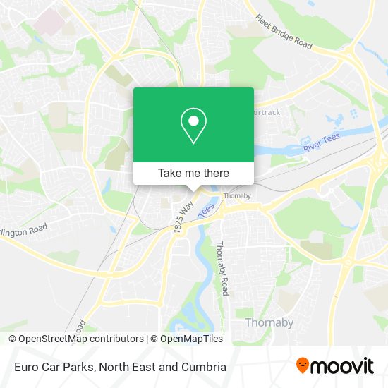Euro Car Parks map