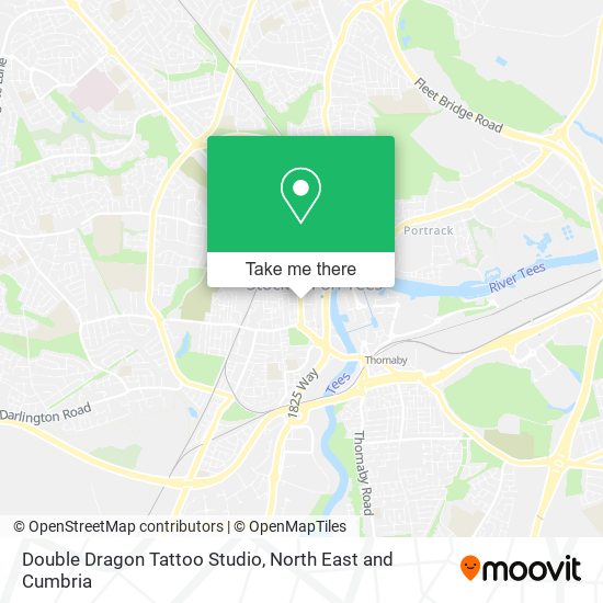 Double Dragon Tattoo Studio map