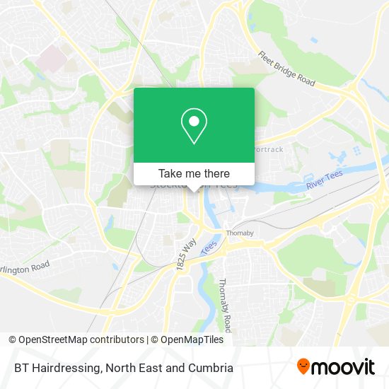 BT Hairdressing map