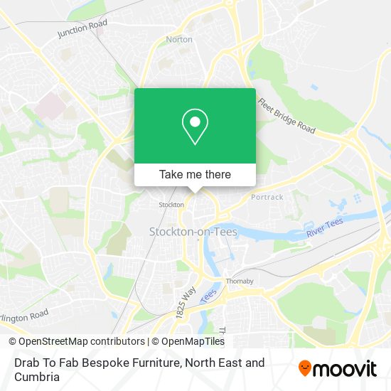 Drab To Fab Bespoke Furniture map