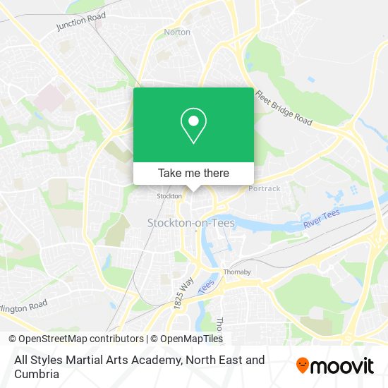 All Styles Martial Arts Academy map