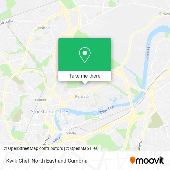 Kwik Chef map