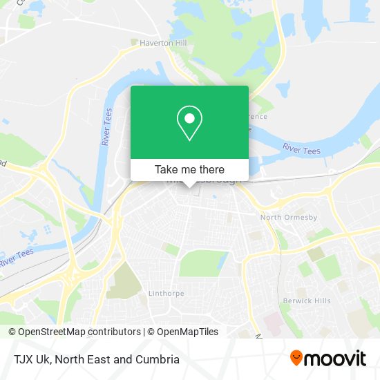 TJX Uk map