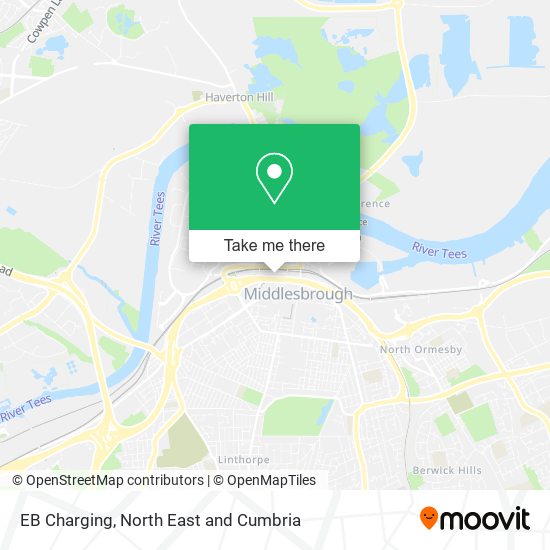 EB Charging map