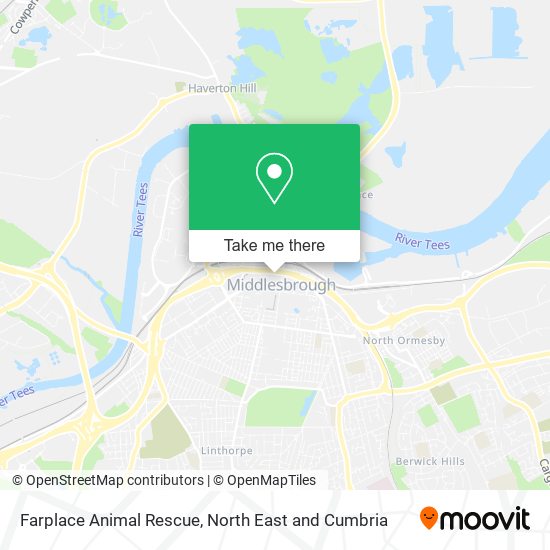 Farplace Animal Rescue map